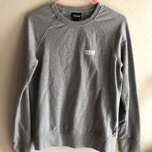 X-small | Patagonia grey crew sweatshirt (organic cotton)